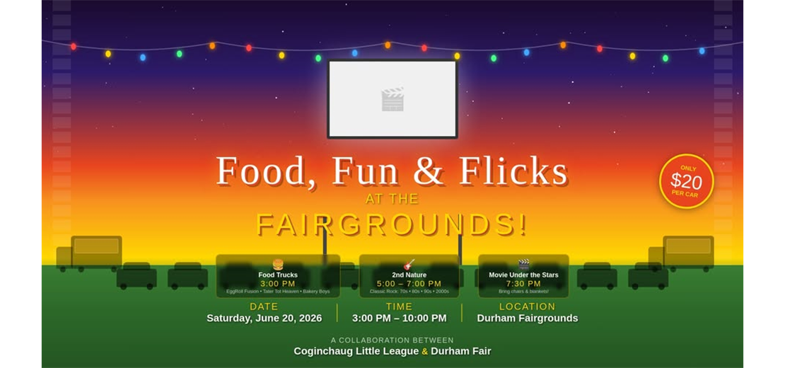 Food, Fun & Flicks at the Fairgrounds!